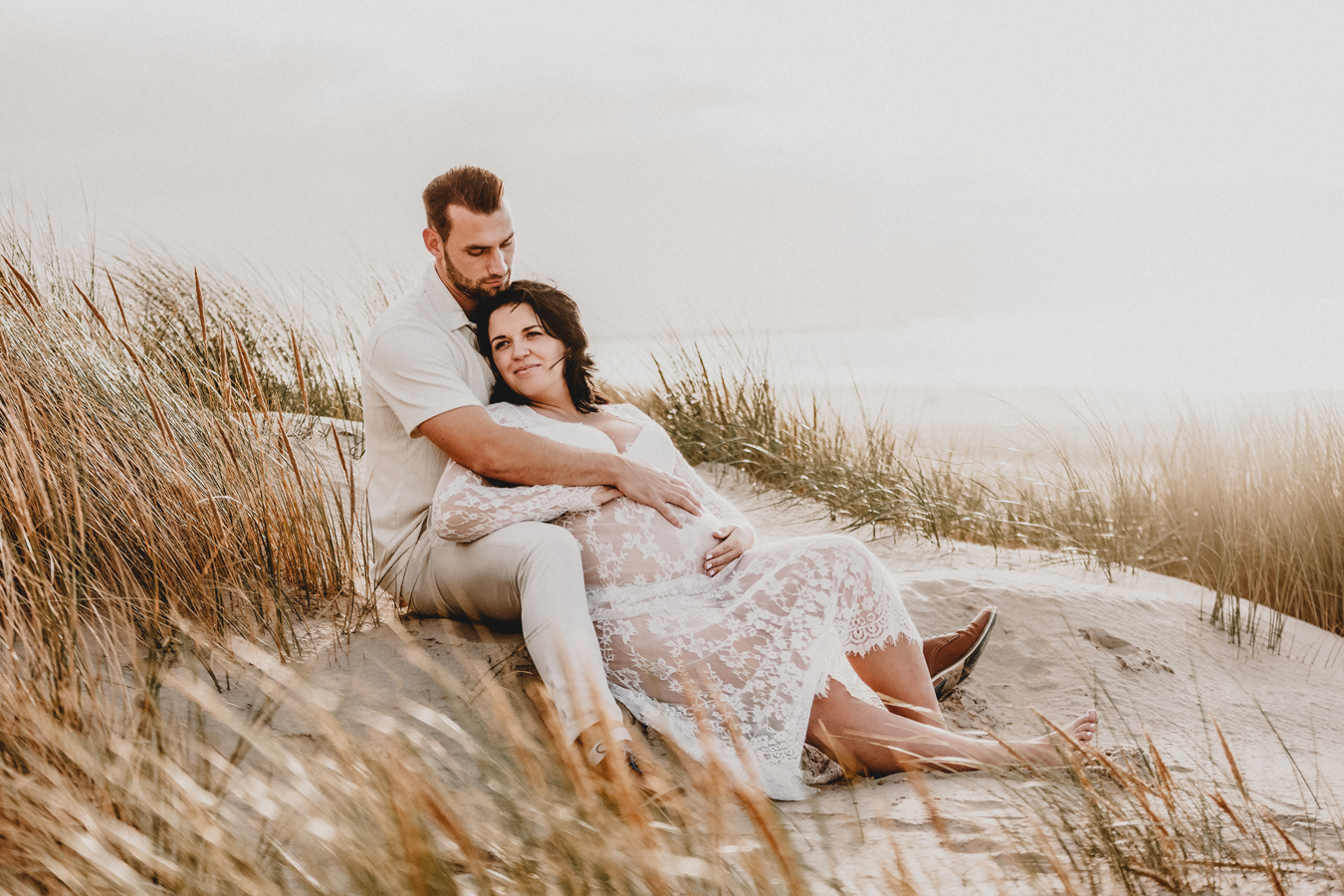 Zwangerschapsshoot wit